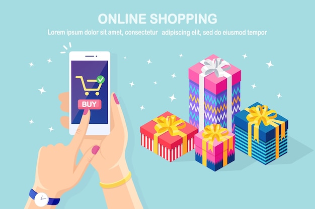 Página inicial de compras online