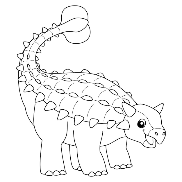 Desenho Para Colorir dinossauro - anquilossauro - Imagens Grátis Para  Imprimir - img 27630