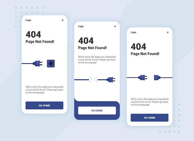 Página não encontrada erro 404 para versão móvel