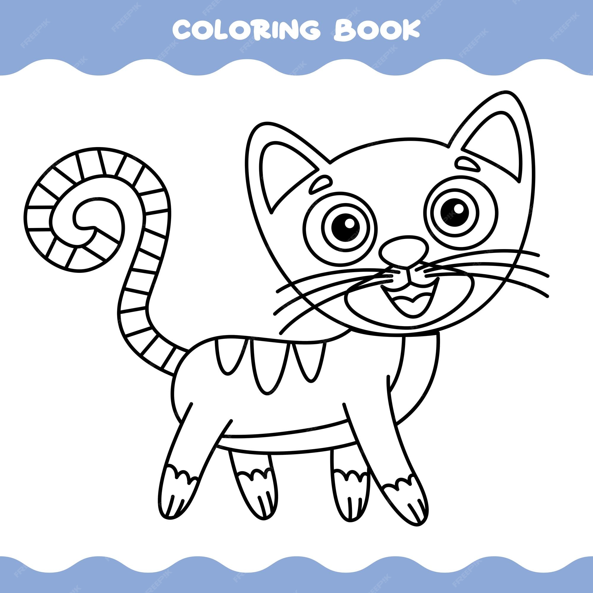 Desenho de Gato para Colorir - Colorir.com