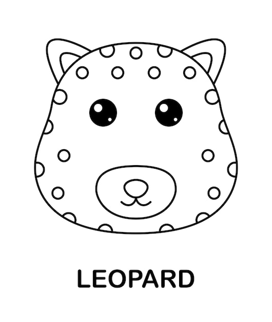 Desenho de Leopardo para colorir  Desenhos para colorir e imprimir gratis