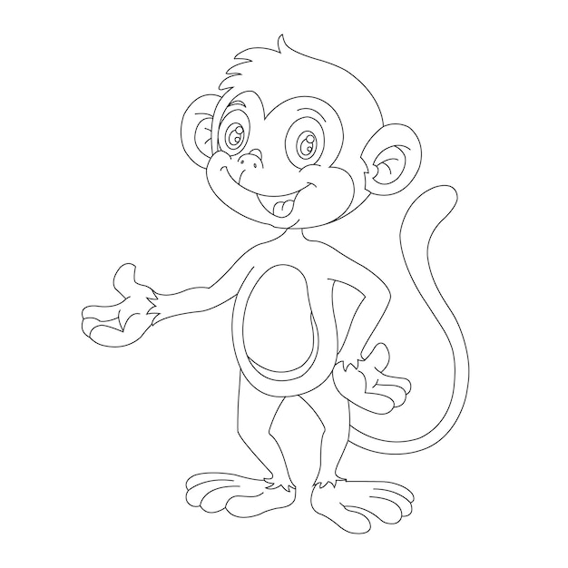 de 40] Macacos para colorir - Imprimir Desenhos