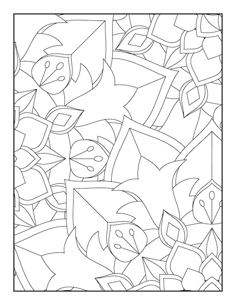 Página para colorir de mandala floral livros para colorir de mandala floral páginas para colorir resumo