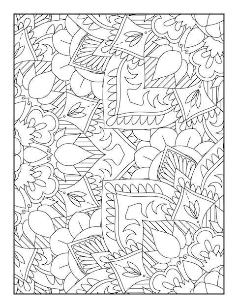 Página para colorir de mandala floral livros para colorir de mandala floral páginas para colorir resumo