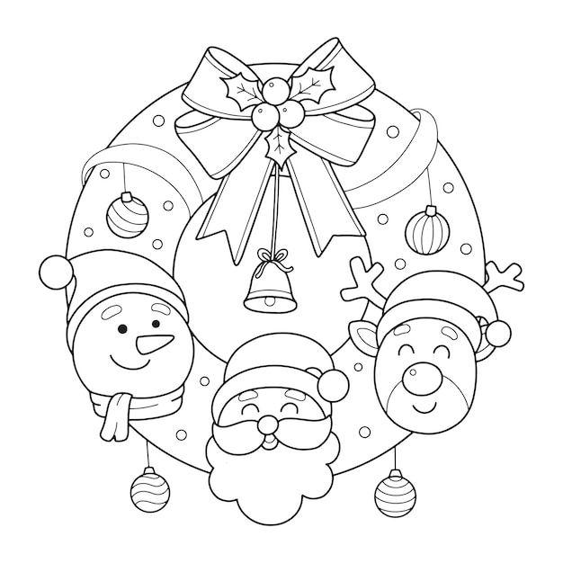 Desenho de arte de linha fina de boneca russa de nidificação ícone  matryoshka para colorir e imprimir