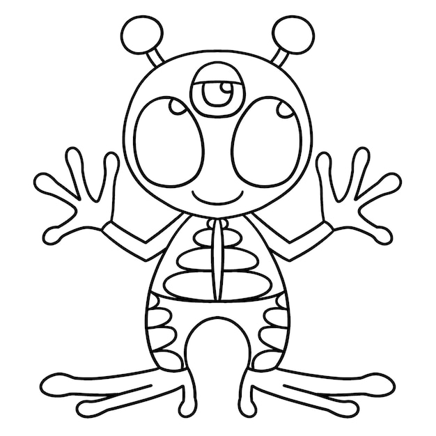 Desenhos de Aliens para Colorir - Colorir.com