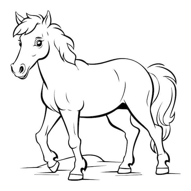 COMO DESENHAR UM CAVALO KAWAII FÁCIL🐎 