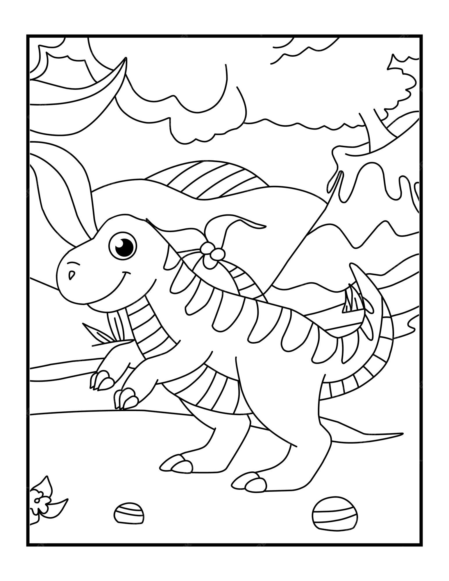 Coloriage T Rex - Dinossauros - Just Color Crianças : Páginas para colorir  para crianças