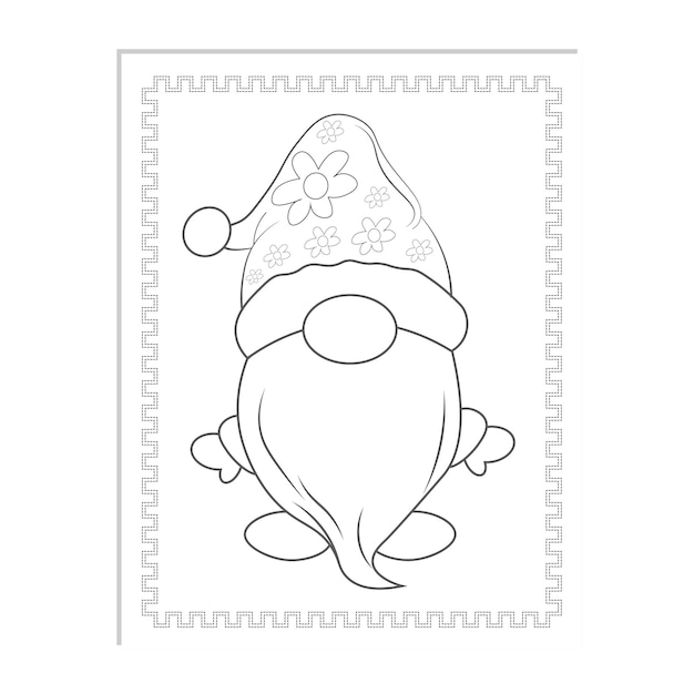 Páginas para colorir Gnome