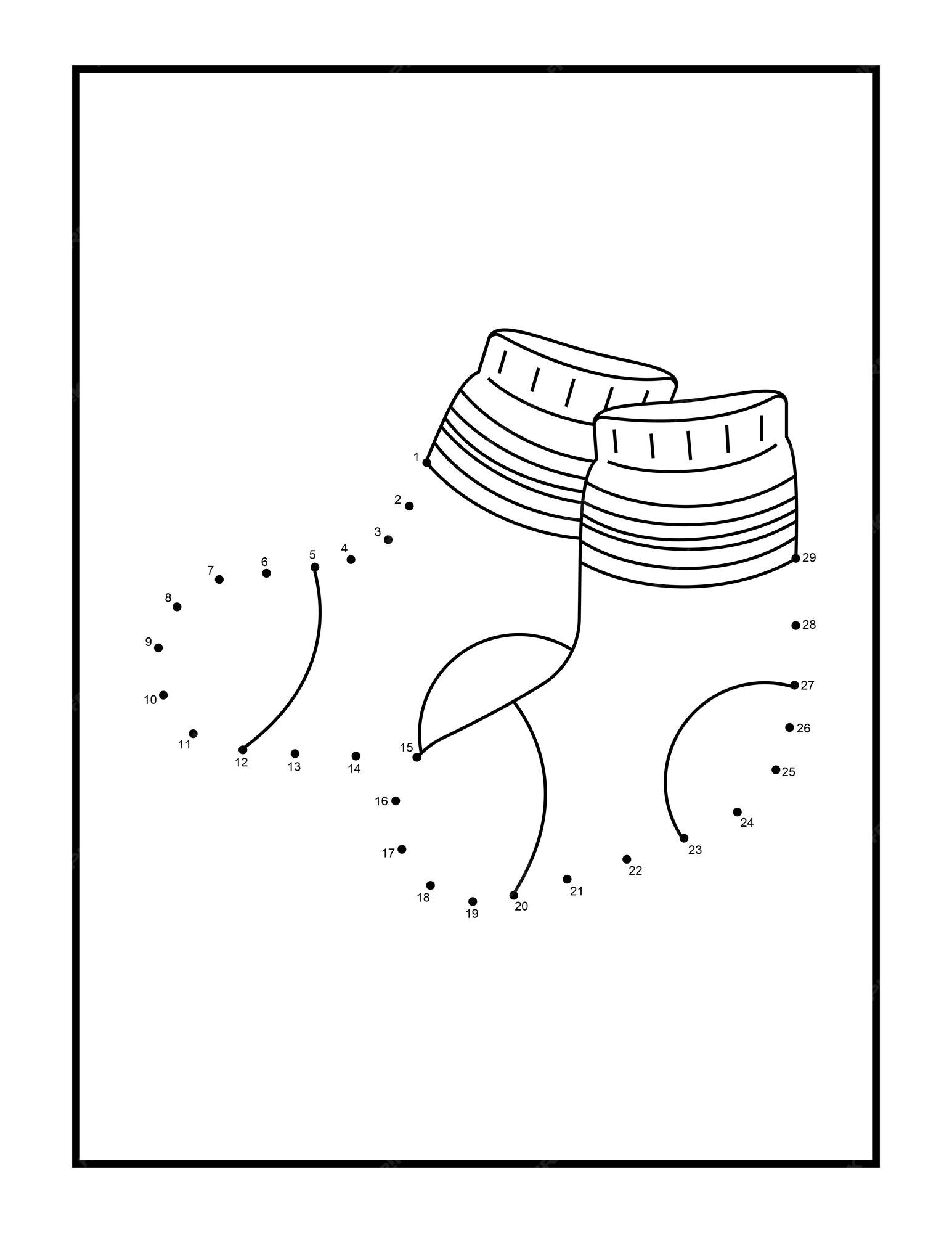 desenho de trator ponto a ponto para colorir para crianças 8208228 Vetor no  Vecteezy