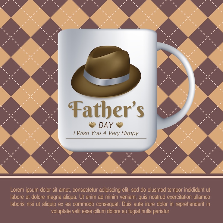 Vetor pais dia banner design com letras