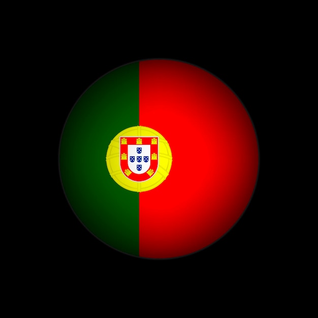 Vetor país portugal portugal bandeira ilustração vetorial