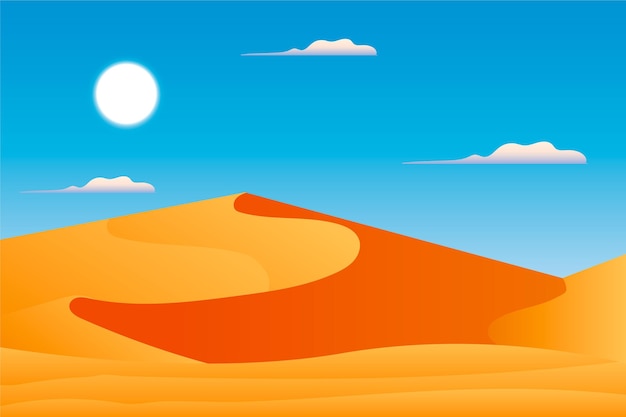 Paisagem do deserto - fundo para videoconferência