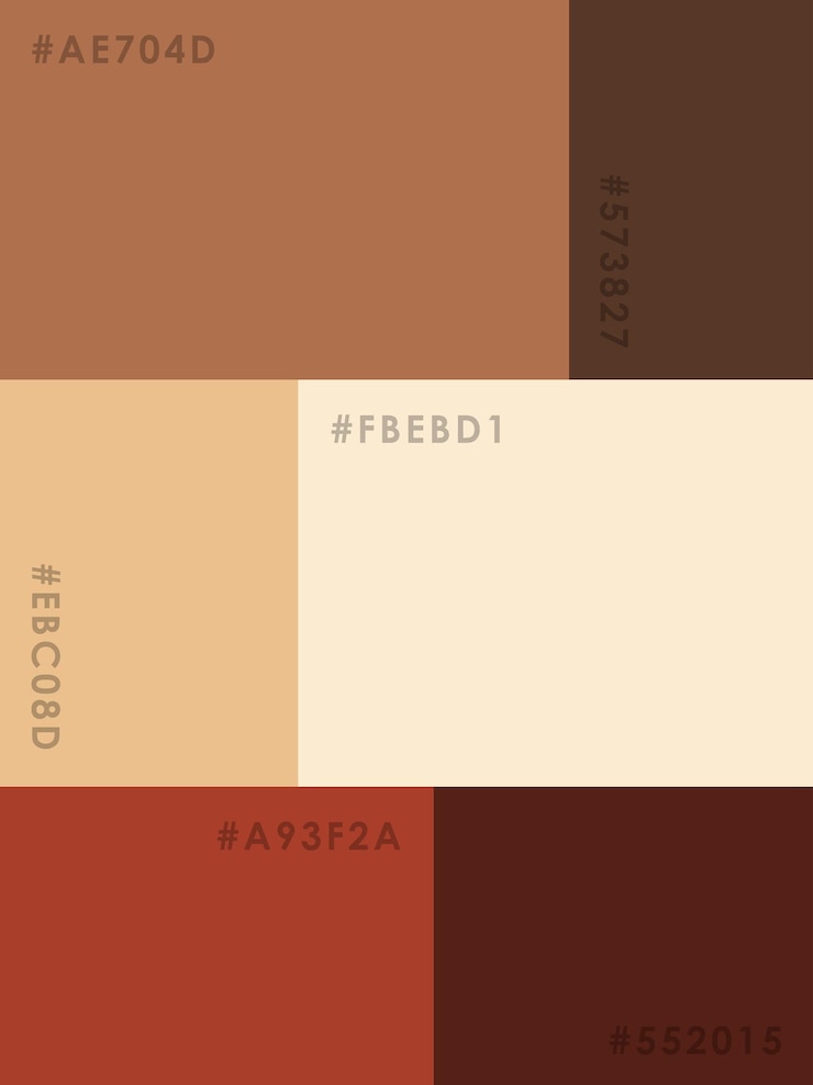 Vetor paleta de cores