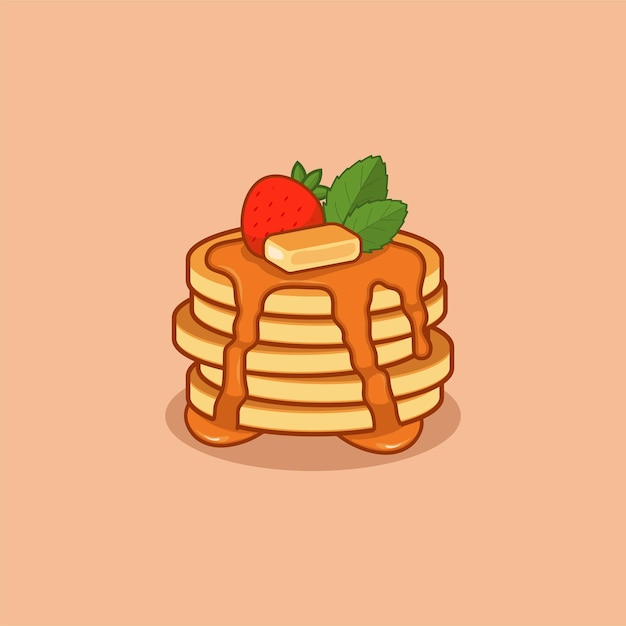 Pancake Delicious vetor para o Dia Nacional da Pancake