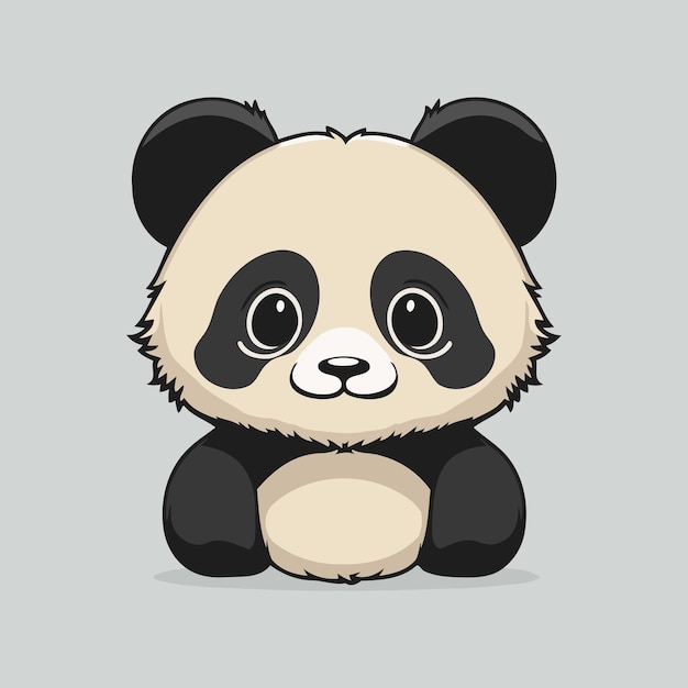 desenho de bebê panda fofo 12850151 Vetor no Vecteezy