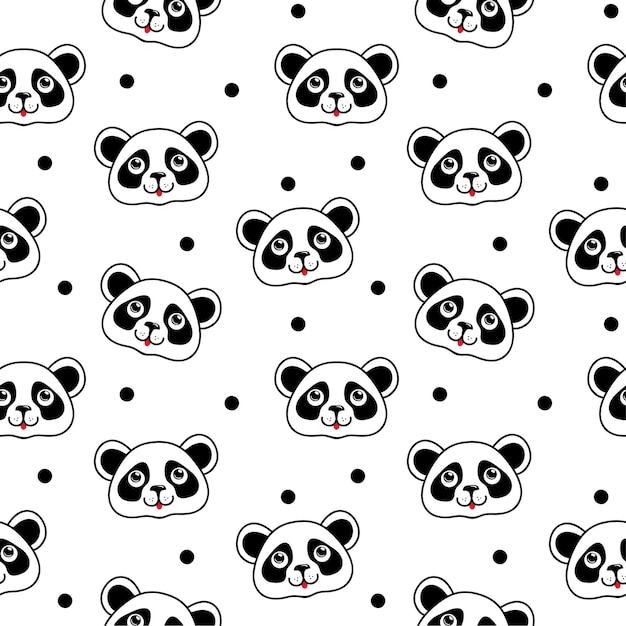 estampas de panda