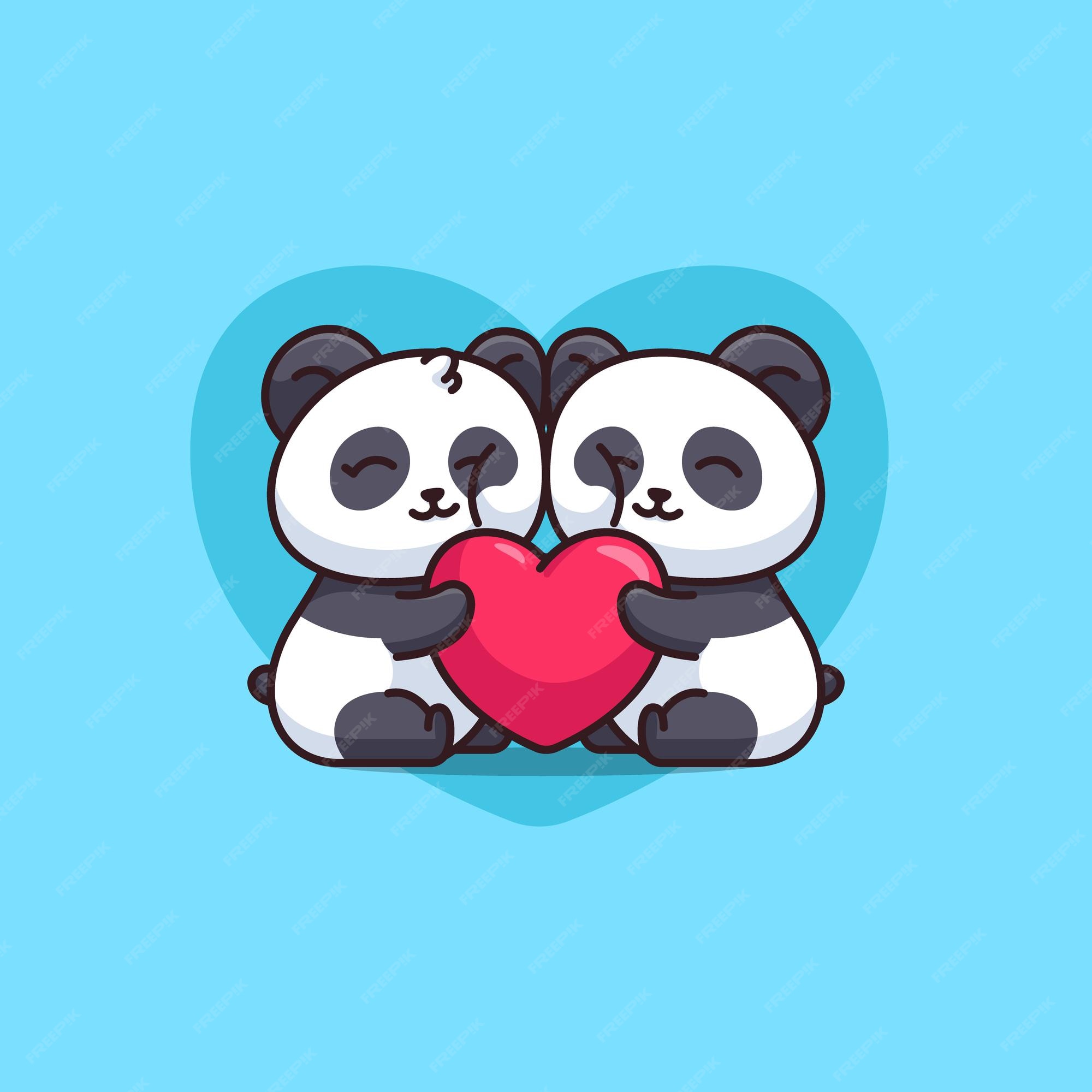 Desenho De Ilustração Vetorial Doodle Animado Urso Panda Segurando Coração  Dia Dos Namorados PNG , Desenho De Coração, Desenho De Urso, Desenho De  Carro Imagem PNG e Vetor Para Download Gratuito