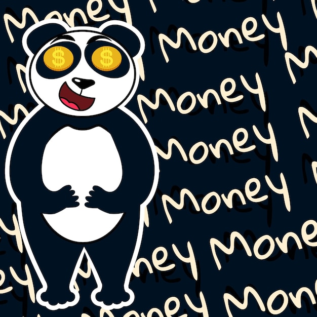 Panda do dinheiro