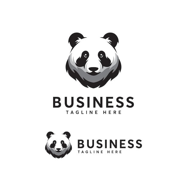 Panda logo template