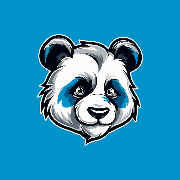 Panda mascote cabeça de panda mascote panda logo design