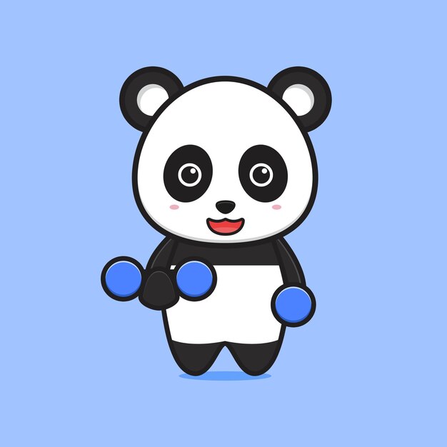 rosto de panda bonito desenho vetorial personagem de desenho ilustração  clipart isolado 15329178 Vetor no Vecteezy