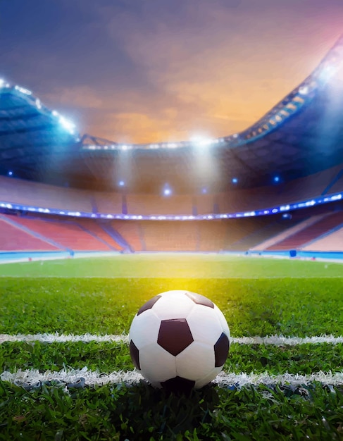pano de fundo de ilustração de estádio de futebol