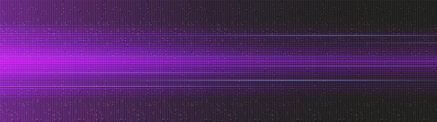 Panorama dark violet technology background, velocidade e design de conceito de onda sonora, espaço livre para texto em colocar, ilustração vetorial.