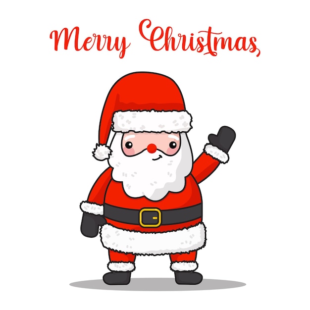 Papai Noel Comemorando o Natal