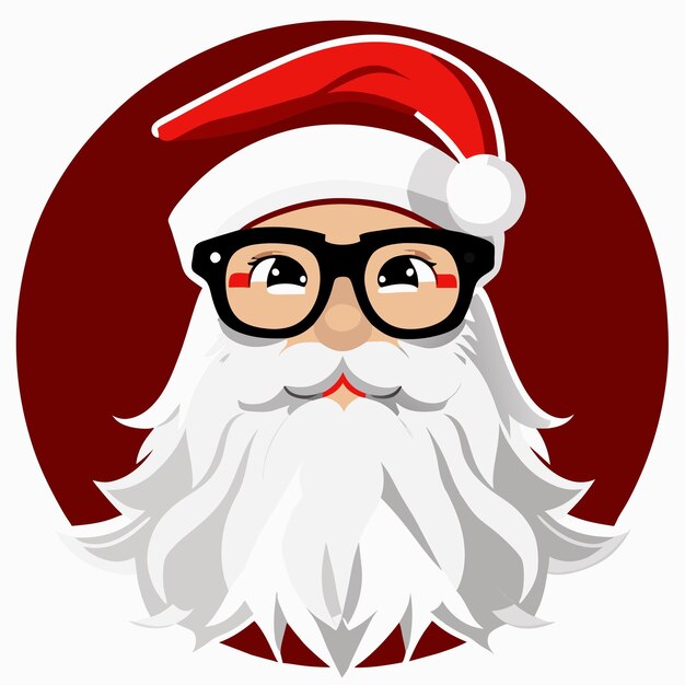 Vetor papai noel fantasiado