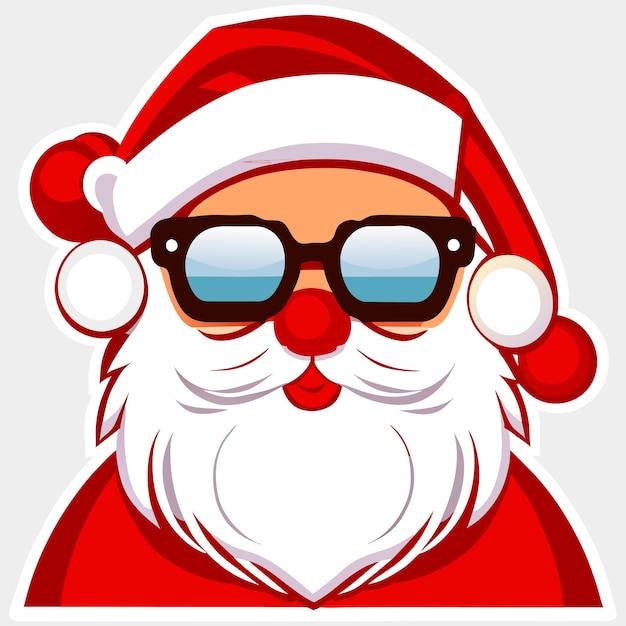 Vetor papai noel fantasiado