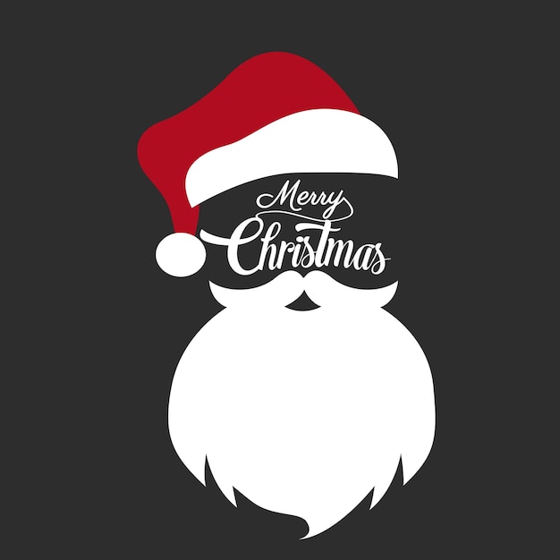 Papai Noel fundo feliz ano novo e feliz natal
