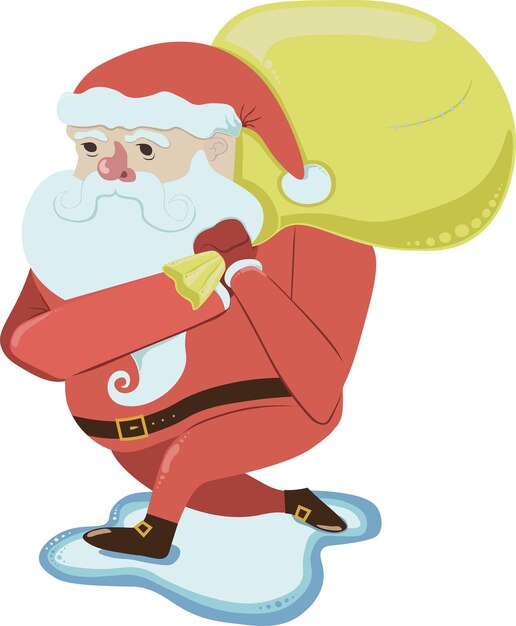 Papai Noel traz um monte de presentes para você debaixo da árvore de Natal