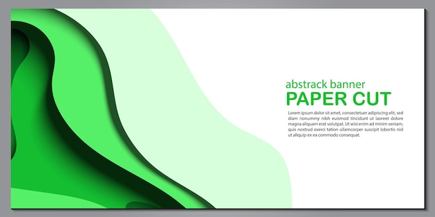 Papel abstrato moderno cortado fundo para cartaz de brochura de papel de parede de banner de site