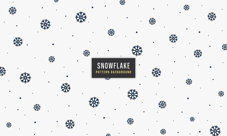 Vetor papel de embrulho de lacas de neve vetoriais papel de parede com fundo branco