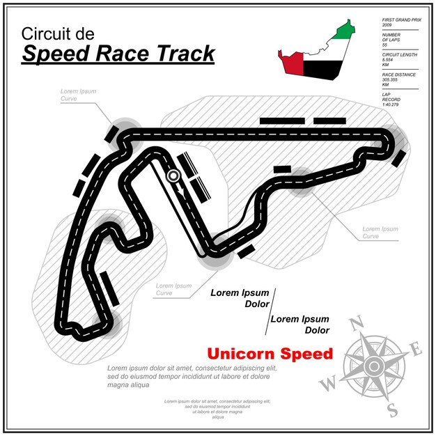 Vetor papel de parede de circuito de roda extremo