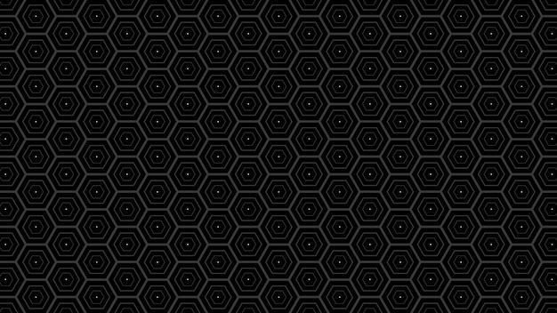 Papel de parede grátis de formas hexagonais escuras. abstrato do hexágono. ilustração vetorial