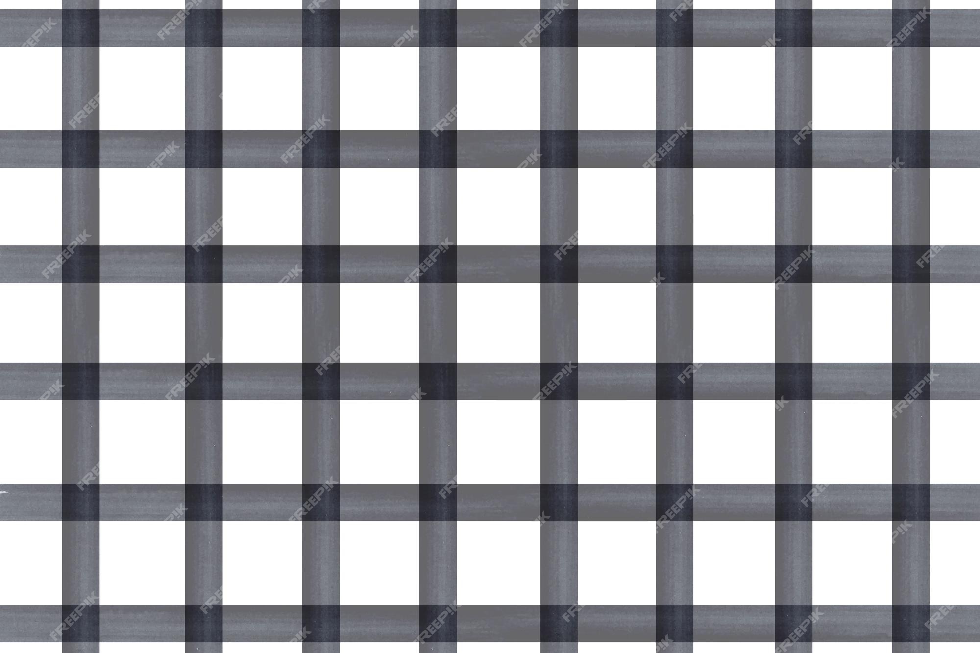 Papel de parede xadrez preto e branco do fundo da aquarela do tartan