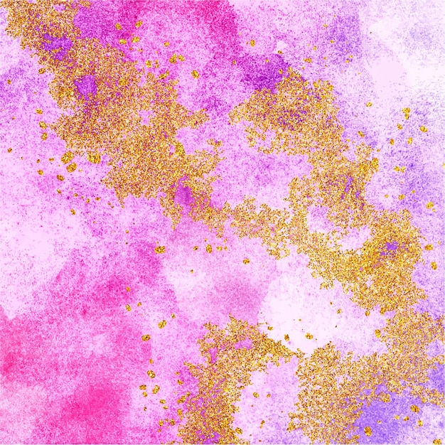 Papel de textura de fundo de luxo em aquarela rosa e roxo