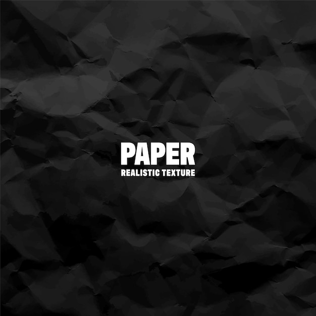 Vetor papel preto amassado padrão de textura áspero grunge vello vácuo fundo vetorial abstrato