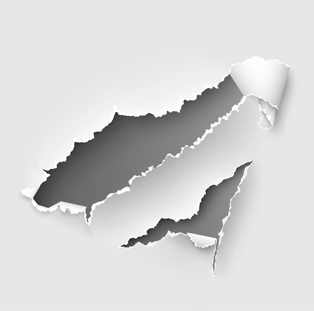 Papel rasgado rasgado.