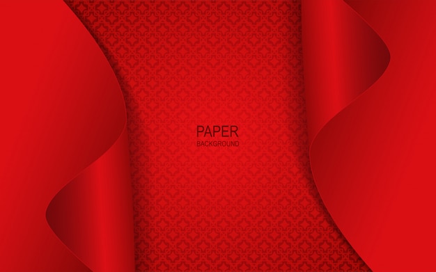 Papel vermelho fundo ondulado