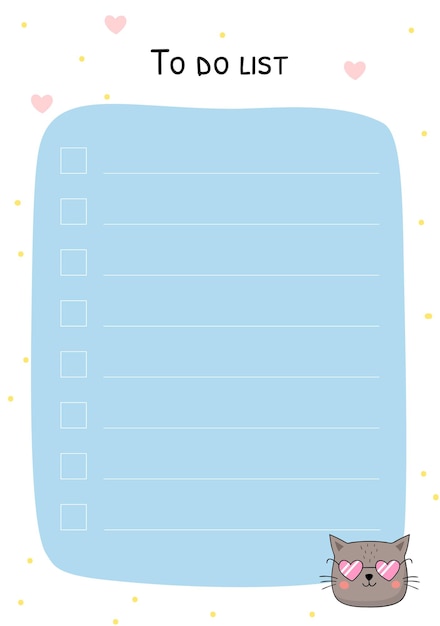 Para fazer a lista Planejamento e organização do trabalho Ilustração vetorial