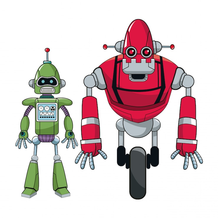 Vetor parar robôs eletrônicos android