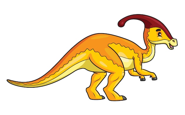 Parasaurolophus cartoon