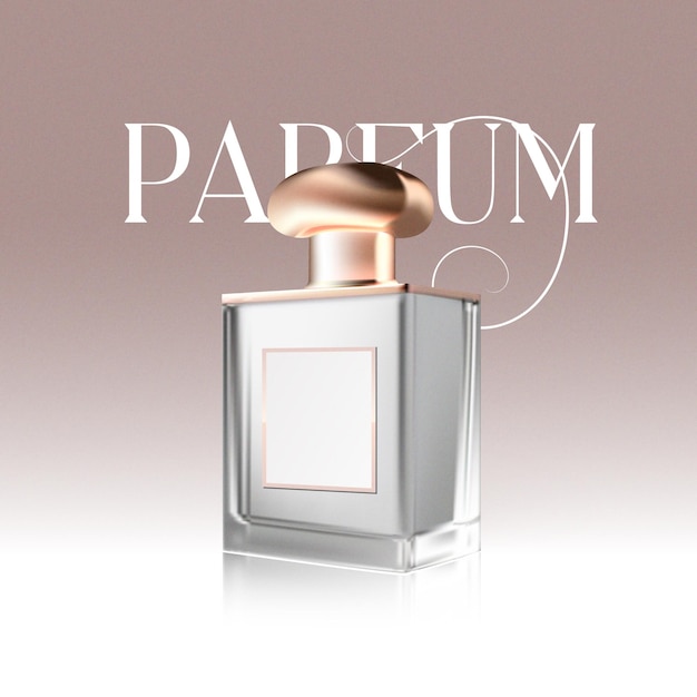 Parfum ilustração vetorial eau de parfum de luxo