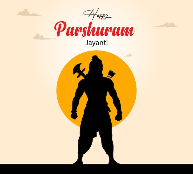Parshuram Jayanti Ilustração Festival hindu celebrando o Senhor Parshuram com cultura
