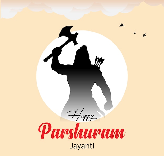 Parshuram Jayanti Ilustração Festival hindu celebrando o Senhor Parshuram com cultura