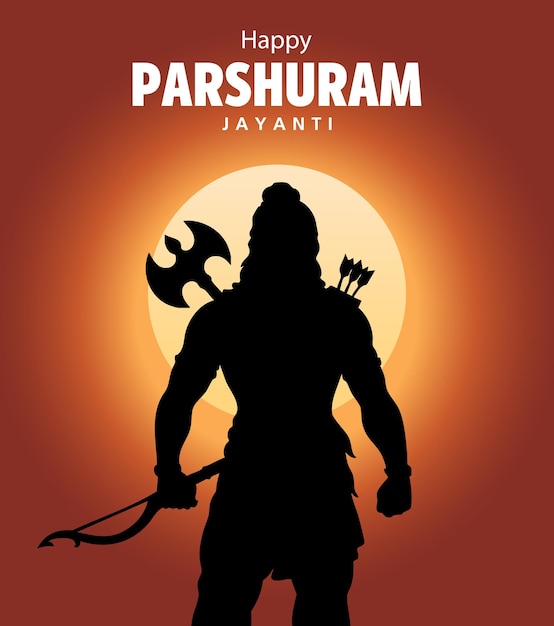 Parshuram Jayanti Ilustração Festival hindu celebrando o Senhor Parshuram com cultura