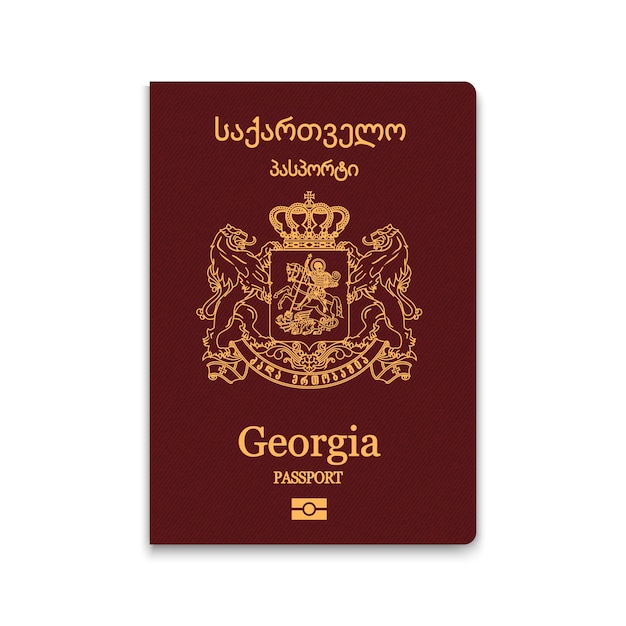 Passaporte da capa da geórgia